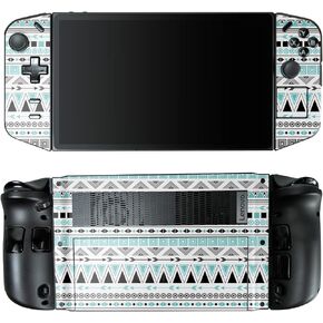 ألعاب الجلد متوافق مع Lenovo Legion Go - Turquoise Tribal - Premium 3M Vinyl Protction Wrap Cover - من السهل تطبيق | مصنوع في الولايات المتحدة الأمريكية من قبل Mayyskins