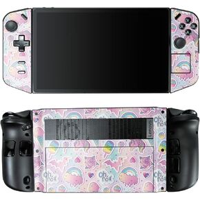 Glossy Glitter Gaming Skin Compatible with Lenovo Legion Go - Unicorn Popsicle - Premium 3M Vinyl Protective Wrap Decal Cover - Easy to Apply | Crafted in The USA by MightySkins