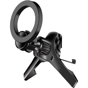 Car Phone Mount for Round/Horizontal/Vertical Air Vent, for Magsafe Magnetic Car Phone Holder Car Accessories, Fits All Phones