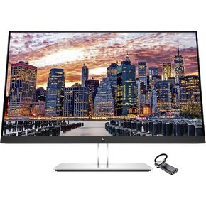 HP ELITERISPLAY E27 G4 27 بوصة IPS FHD Bundle مع مرشح الضوء الأزرق ، HDMI ، DisplayPort ، HDMI إلى محول USB-C ، متوافق مع ، MacBook Pro & Air ، iPad ، iPhone