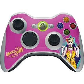 Skinit Decal Gaming Skin Compatible with Xbox 360 Wireless Controller - Officially Licensed Warner Bros Fierce Harley Quinn Design