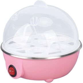 Fdit Egg Cooker,With Heating Plate Can Cook 7 Large Eggs Automatic Power Off Suitable for Kitchen Cooking ()