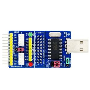 الكل في 1 CH341A USAB إلى SPI I2C IIC UART ISP وحدة المحول المسلسل EPP/MEM لمحول الفرشاة تصحيح RS232 RS485 جديد 2025 مكون إلكتروني عالي الموثوقة ، دقة ، مستقر