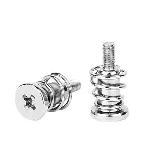 10pcs Springs Screw for Graphics Card Computer CPU Mainboard Radiator Fixing Bolts DIY Phillips Step Screws(M2..5 x 10 -a)
