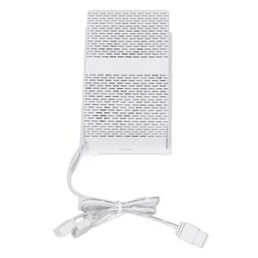 Dual Fan Memory Cooling ARGB Synchronized Light Effect Heat Sink DDR5 RAM Cooling Fan (White)