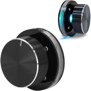 USB Volume Control Knob for Android System PC Multimedia Type C External Media Adjustment Controller with RGB Light
