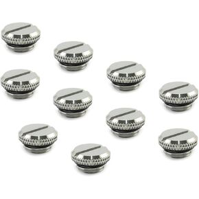XSPC G1/4" Plug Fitting V2, Chrome, 10-Pack