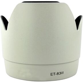 ET-83II for Canon EF 70-200mm f/2.8L USM (Non is Version) White Lens Hood Tulip Flower Shade Plastic Replacement