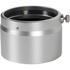 LH-61F Metal Lens Hood يحل محل Olympus M. لـ Zuiko للحصول على إكسسوارات الكاميرا الرقمية 75 مم F/1.8 (Silver)