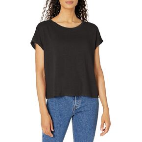 VELVET BY GRAHAM & SPENCER Women's Hudson Linen Knit T-Shirt, White, M in Saudi Arabia