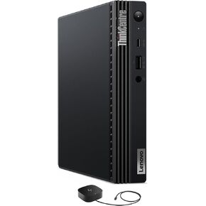 Lenovo ThinkCentre M70q Tiny Home & Business Mini Desktop (Intel i3-10105T 4-Core, 32GB RAM, 512GB PCIe SSD + 1TB HDD (2.5), Intel UHD 630, WiFi, Bluetooth, Win 11 Home) with G5 Essential Dock