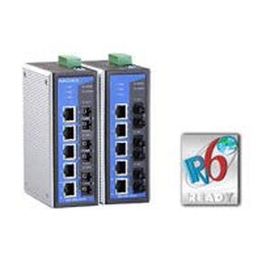 MOXA EDS-408A-3M-ST Moxa 8 Port Entry-Level Managed Industrial Ethernet Switch, 5 x 10/100Base-TX, RJ45, 3 x 100Base-FX, Multimode, ST, 0 to +60 deg. C.
