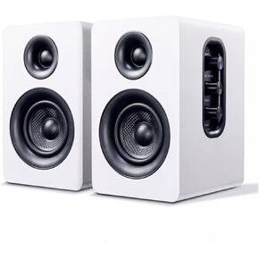Desktop Desktop Laptop Wooden Bookshelf Hi-Fi USB Sound Card Gaming Active Speaker