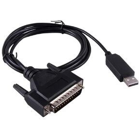 RS232 25 PIN DB25 الذكور الموصل المسلسل محول كابل CNC CONCENT