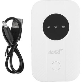 Dpofirs Mobile Hotspot, 4G LTE 5G Portable WiFi Hotspot Router, Strong Coverage Mobile Internet Router, Connecting 10 Devices for Car Home Office Travel Global Travel
