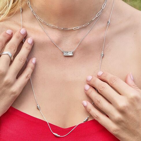 Silpada 'the Long Way' Chain Necklace in Sterling Silver in Saudi Arabia