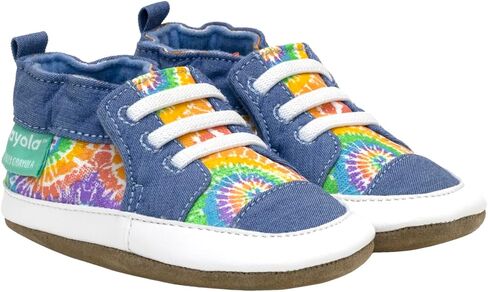 Robeez Baby Girls Soft Soles Slip-Resistant Crib Shoes Slippers for Infant and Toddler, Sweet & Cute,18-24 Months in Kuwait