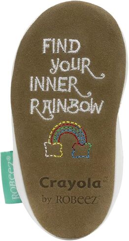 Robeez Baby Girls Soft Soles Slip-Resistant Crib Shoes Slippers for Infant and Toddler, Sweet & Cute,18-24 Months in Kuwait