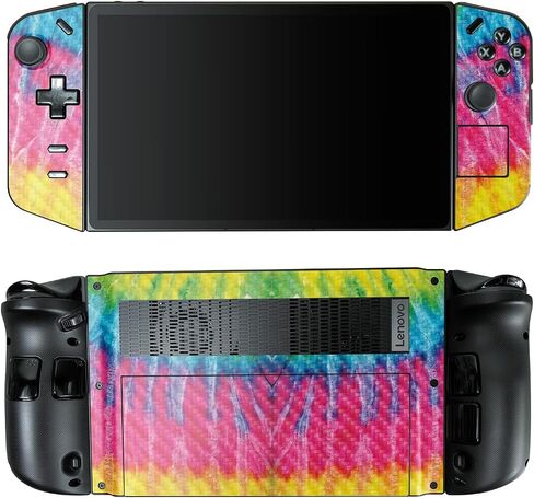 Glossy Glitter Gaming Skin Compatible with Lenovo Legion Go - Abstract Black - Premium 3M Vinyl Protective Wrap Decal Cover - Easy to Apply | Crafted in The USA by MightySkins in Saudi Arabia