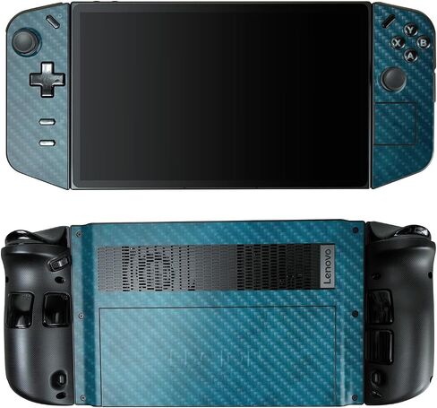 Glossy Glitter Gaming Skin Compatible with Lenovo Legion Go - Abstract Black - Premium 3M Vinyl Protective Wrap Decal Cover - Easy to Apply | Crafted in The USA by MightySkins in Saudi Arabia