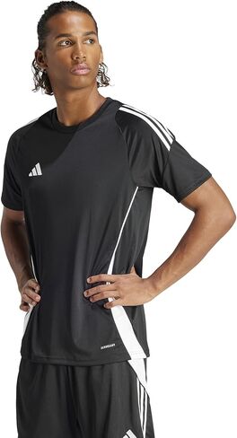 adidas Men's Tiro 24 Jersey, Black/White in Saudi Arabia