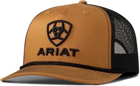 ARIAT MEN'S TAN RICHARDSON 112 TRACKER CAP مع شعار ثلاثي الأبعاد المطرز in Kuwait