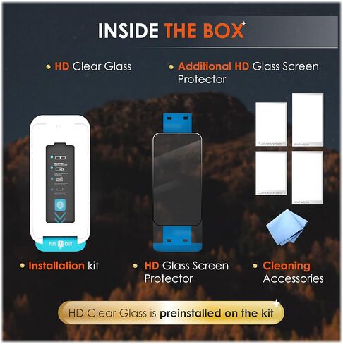 【2025 ترقية 2 حزمة iPhone 16 Pro Max Screen Protector (6.9 ")-9H الزجاج المقسى ، وخصوصية واضحة ، واضحة ، سهلة التثبيت ، مضاد ، مضاد للخلع ، صديقة للحالة in Kuwait