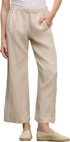 Velvet by Graham & Spencer womens Lola Woven Linen Pants Pants in Saudi Arabia
