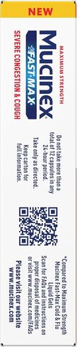 Mucinex Fast-Max Severe Congestion & Cough Liquid Gels 16ct in Saudi Arabia