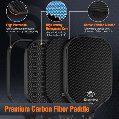 Pickleball Paddles, Pickleball Set of 4 Premium Wood Pickleball Paddles, 4-40 Holes Pickleball Balls, 4 Cooling Towels & Carry Bag, Pickleball Rackets with Ergonomic Cushion Grip in Saudi Arabia