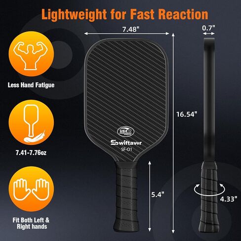 Pickleball Paddles, Pickleball Set of 4 Premium Wood Pickleball Paddles, 4-40 Holes Pickleball Balls, 4 Cooling Towels & Carry Bag, Pickleball Rackets with Ergonomic Cushion Grip in Saudi Arabia
