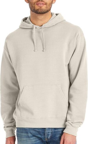 Hanes mens Originals Garment Dyed Hoodie, Fleece Hooded Pullover Sweatshirt, Unisex Hooded Sweatshirt (pack of 1) in Saudi Arabia