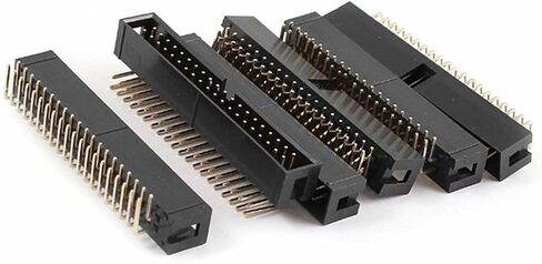 Oiyagai 20Pcs 50 Pins 2.54mm Pitch Right Angle Connector Pin IDC Box Headers in Saudi Arabia