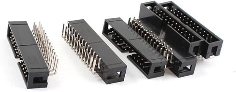 Oiyagai 20Pcs 50 Pins 2.54mm Pitch Right Angle Connector Pin IDC Box Headers in Saudi Arabia