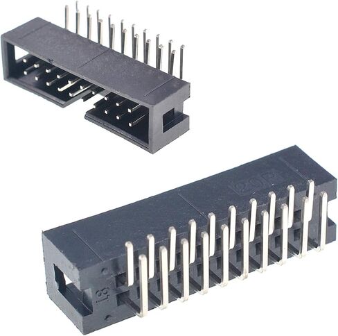 Oiyagai 20Pcs 50 Pins 2.54mm Pitch Right Angle Connector Pin IDC Box Headers in Saudi Arabia
