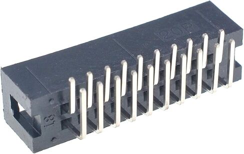 Oiyagai 20Pcs 50 Pins 2.54mm Pitch Right Angle Connector Pin IDC Box Headers in Saudi Arabia
