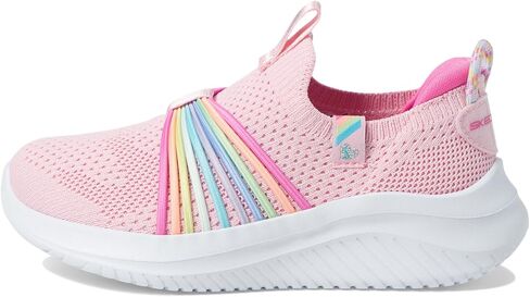Skechers Kids Girls Ultra Flex 3.0-Splendid Spots Sneaker, Black/Multi, 4.5 Big Kid in Saudi Arabia