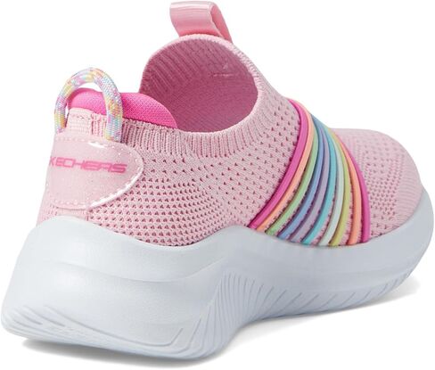 Skechers Kids Girls Ultra Flex 3.0-Splendid Spots Sneaker, Black/Multi, 4.5 Big Kid in Saudi Arabia