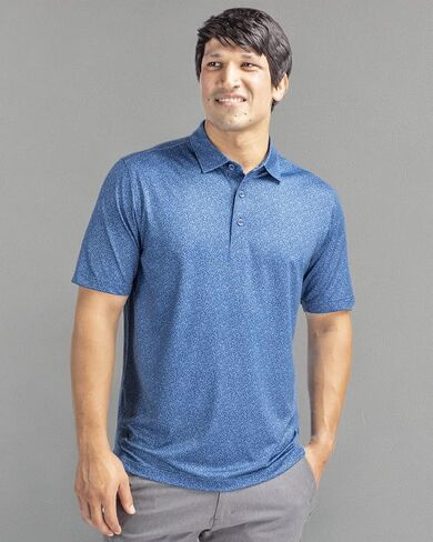 Cutter & Buck Men's Pike Micro Floral Print Polo in Saudi Arabia