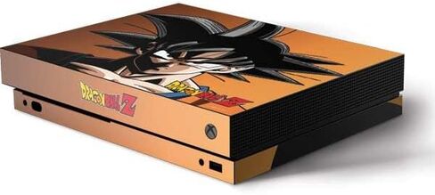 Skinit Decal Gaming Skin Compatible with Xbox One X Console - Officially Licensed Dragon Ball Z Goku Kamehameha Blast Design in Kuwait
