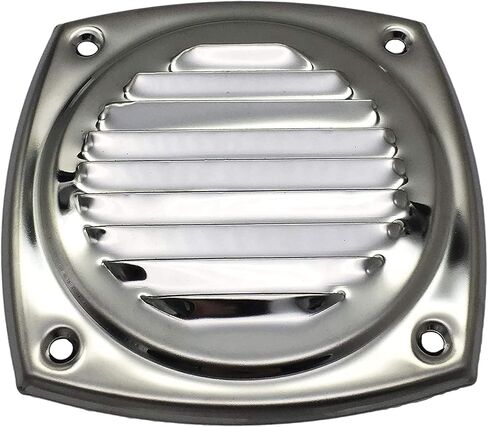 MARINE CITY 304 Grade Stainless Steel Polished Thru Vent 4 Inches for Marines – Boats – Ships – Yachts – Kayaks (Pack of 1) in Saudi Arabia
