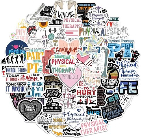 Anatomical Heart Artistic Stickers |50Pcs Human Body Cardiac Organ Decals for Water Bottles Bicycle Laptop Refrigerator Luggage Computer Mobile Phone Skateboard Bike Decor (Heart) in Saudi Arabia