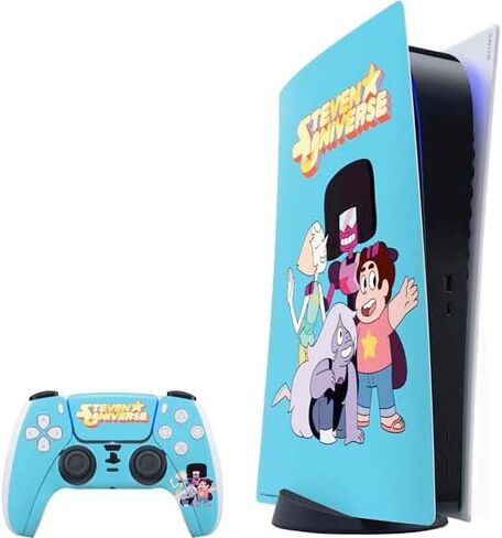 Skinit Decal Gaming Skin Compatible with PS5 Bundle - Officially Licensed Cartoon Network Steven Universe Steven Universe Characters Design in Saudi Arabia