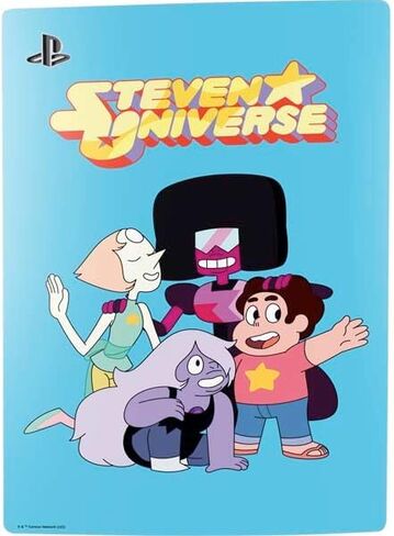 Skinit Decal Gaming Skin Compatible with PS5 Bundle - Officially Licensed Cartoon Network Steven Universe Steven Universe Characters Design in Saudi Arabia