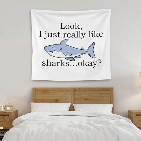 QGFM نسيج القرش، ديكور جدار القرش، تشريح سمك القرش التعليمي نسيج الجدار شنقا للفصول الدراسية غرفة نوم الأطفال ديكور غرفة اللعب، ديكور الأحياء البحرية، ديكور الفصول الدراسية المحيط، 50 × 60 بوصة in Kuwait