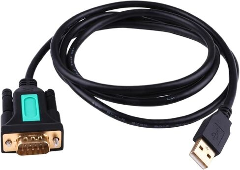 USB 2.0 to RS232 DB9 Serial Cable Male Converter Adapter with L2303 Chipset for Win10 8.1 8 7 XP 2000 5ft(PL2303 Chipset) in Saudi Arabia