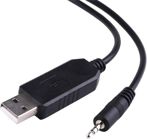 USB RS232 2.5MM Audio Jack Chip Serial Converter Programming Cable(RX-TipTx-RingGND-SLV) in Saudi Arabia