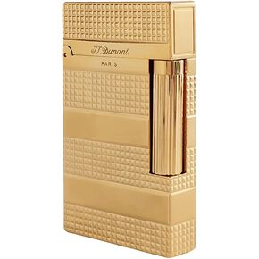 Classic Metal Lighter, Clear Sound, Refillable, Lighter for Candles, Adjustable Soft Flame, Gift Collection for Men Dad Boyfriend Husband (Gold)