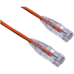 Axiom 15Ft Cat6 Bendnflex Ultra-Thin Snagless Patch Cable 550Mhz (Orange)