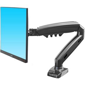 جهاز مراقبة PC Monitor Arm Monitor Hight بمساعدة الغاز مدعوم بالكامل بحركة كاملة من ذراع سطح المكتب مثبتة من 17 إلى 27 "شاشات قابلة للتعديل TILL SWIVER VESA 75mm 100 مم وزنها 2 كجم إلى 9 كجم